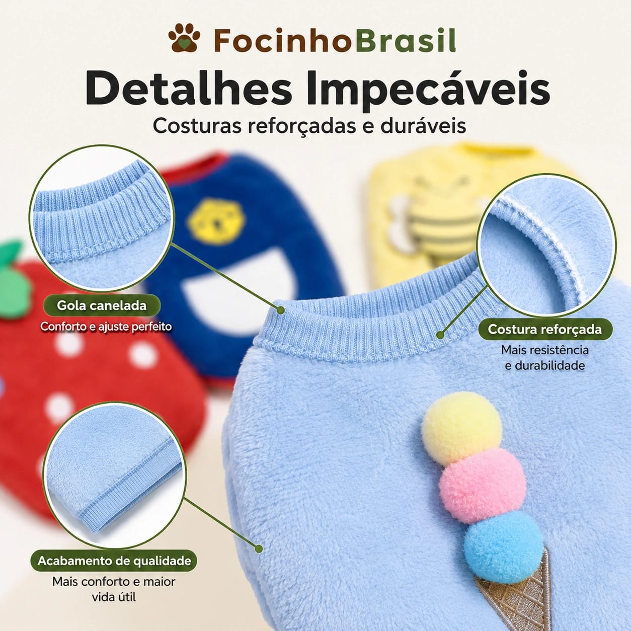 Roupa Pet inverno
