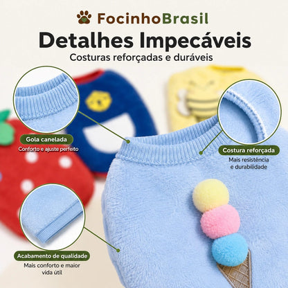 Roupa Pet inverno