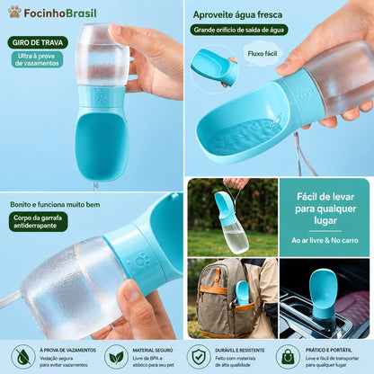 Garrafa portátil para pets