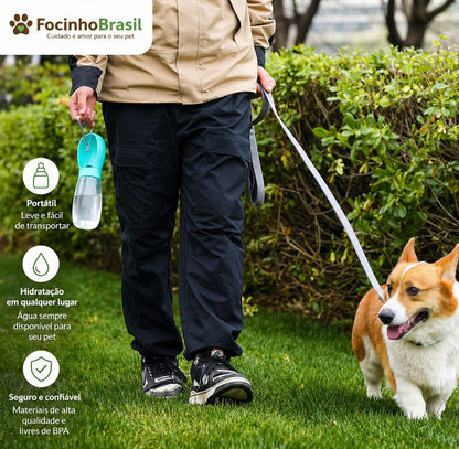 Garrafa portátil para pets