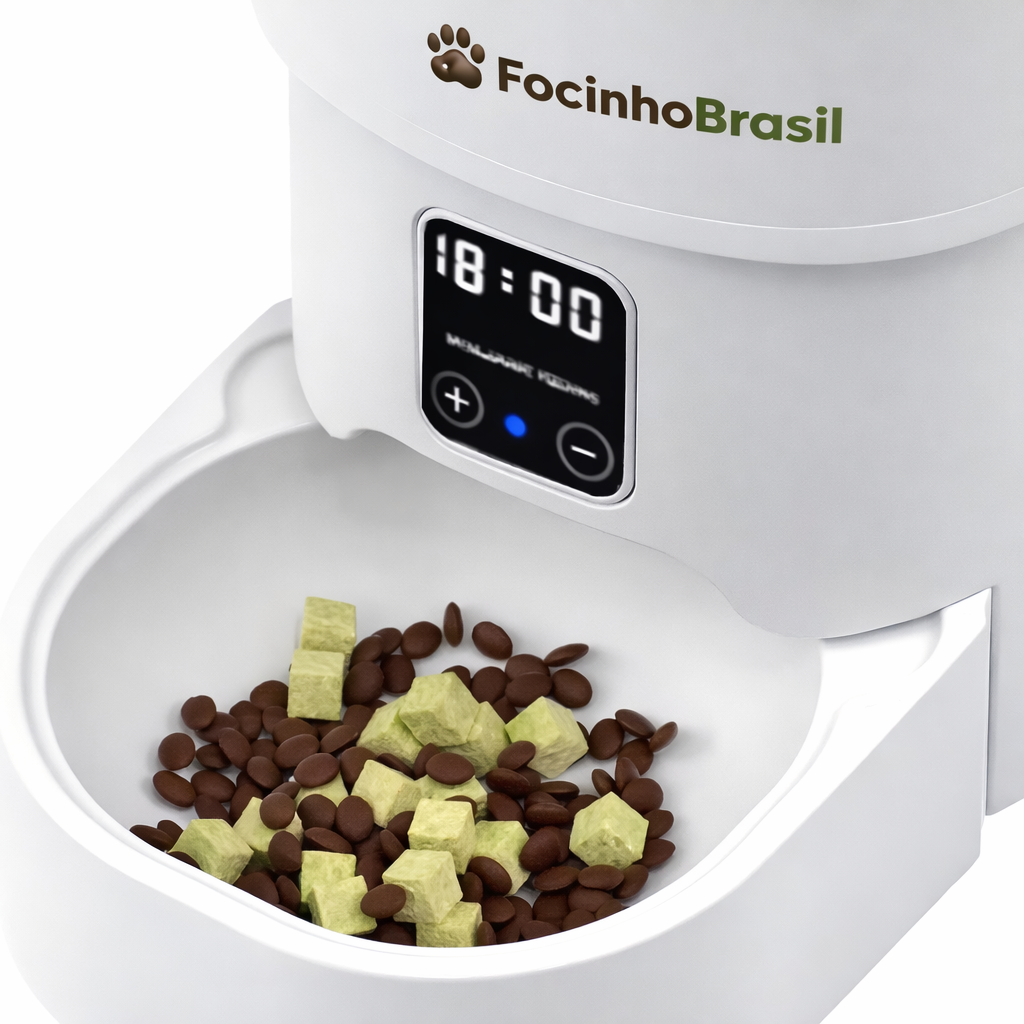 Alimentador Automático  Programável para Cães e Gatos