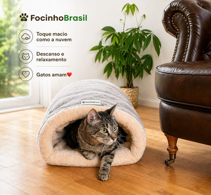 Saco de dormir para gatos Focinho Brasil
