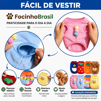 Roupa Pet inverno