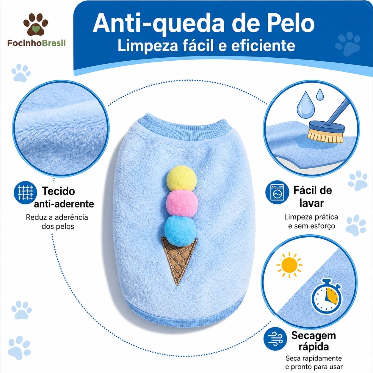 Roupa Pet inverno