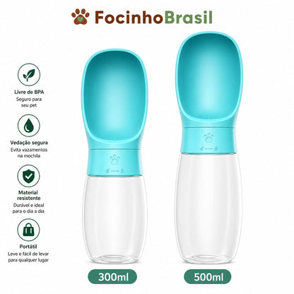 Garrafa portátil para pets