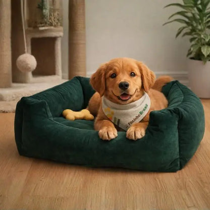 cama pet suede macia e aconchegante para cães e gatos