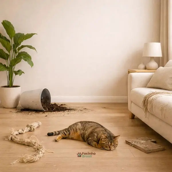 gato descansando em prateleira de playground de parede circuito interativo para gatos