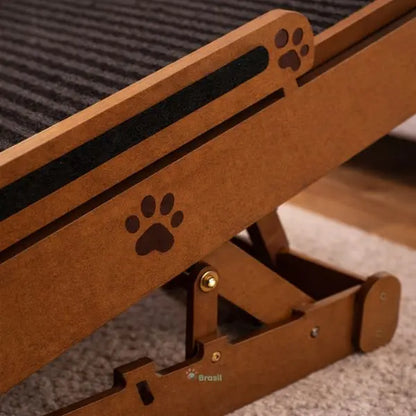 Rampa para cachorro com regulagem de altura ajustável para sofá e cama