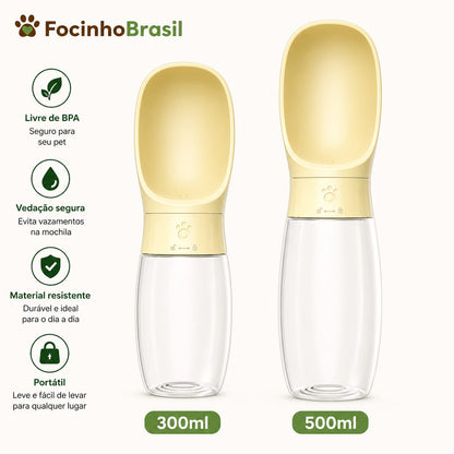 Garrafa portátil para pets