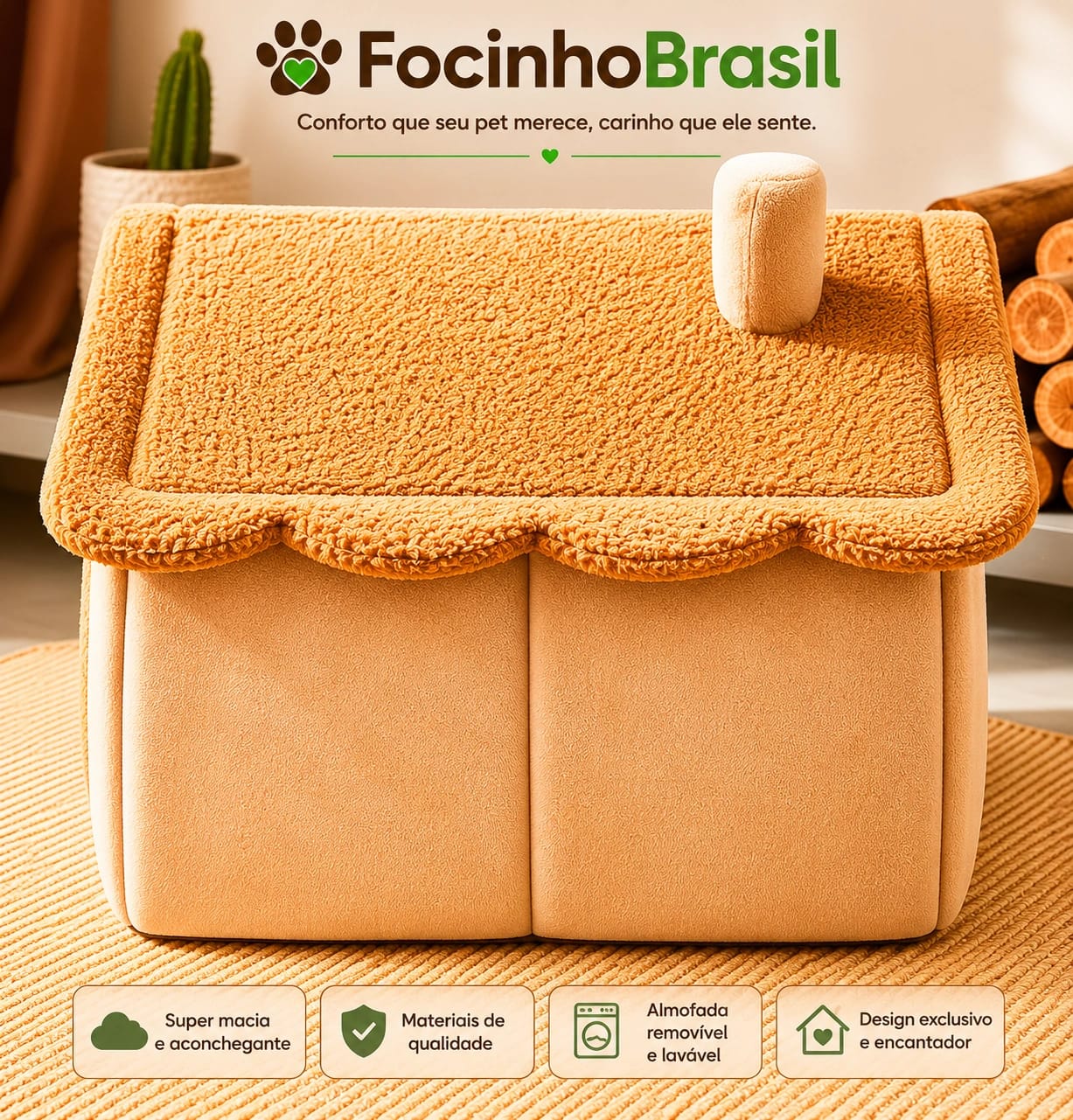 Casinha Pet Focinho Brasil