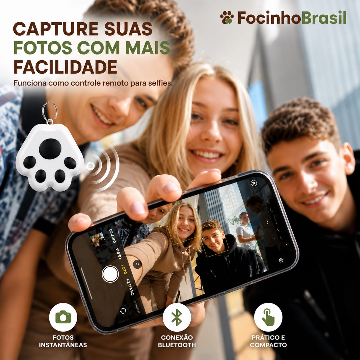 Rastreador de pet Focinho Brasil