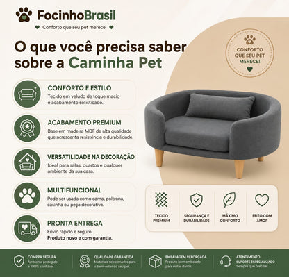 Cama Poltrona Pet Luxo