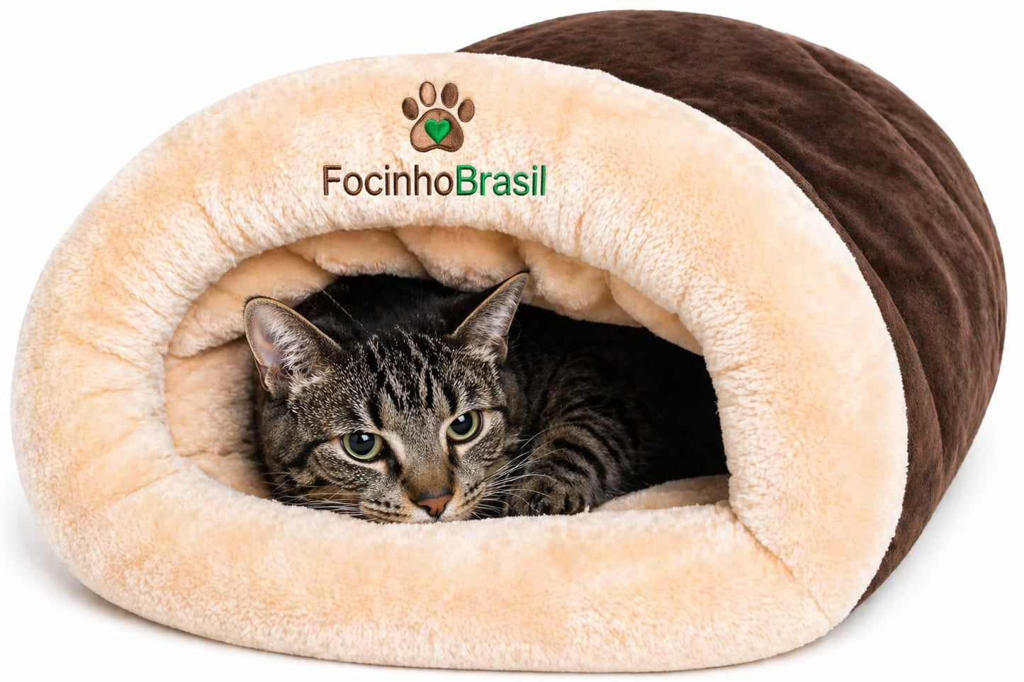 Saco de dormir para gatos Focinho Brasil